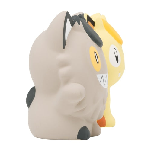 2020 Pokemon Center Original New Year's Ceramic Ornament Meowth & Garal Meowth 2.5" 6.5cm