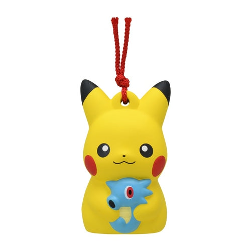 2023 Pokemon Center Original New Year's Ceramic Bell Pikachu & Horsea 3.1" 8cm