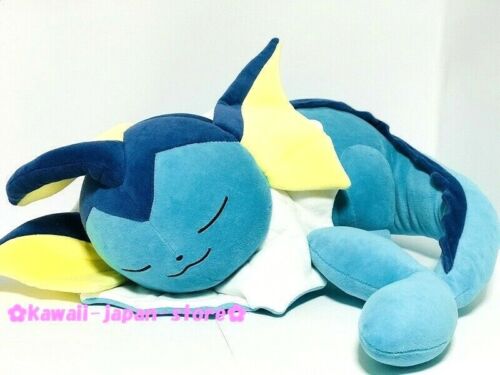 2017 Pokemon Center Original Eevee Collection Plush Doll Sleeping Vaporeon 18.1" 46cm