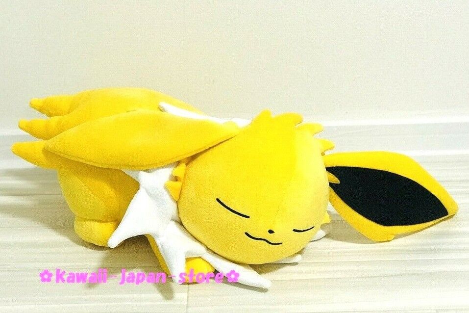 2017 Pokemon Center Original Eevee Collection Plush Doll Sleeping Jolteon 18.1" 46cm