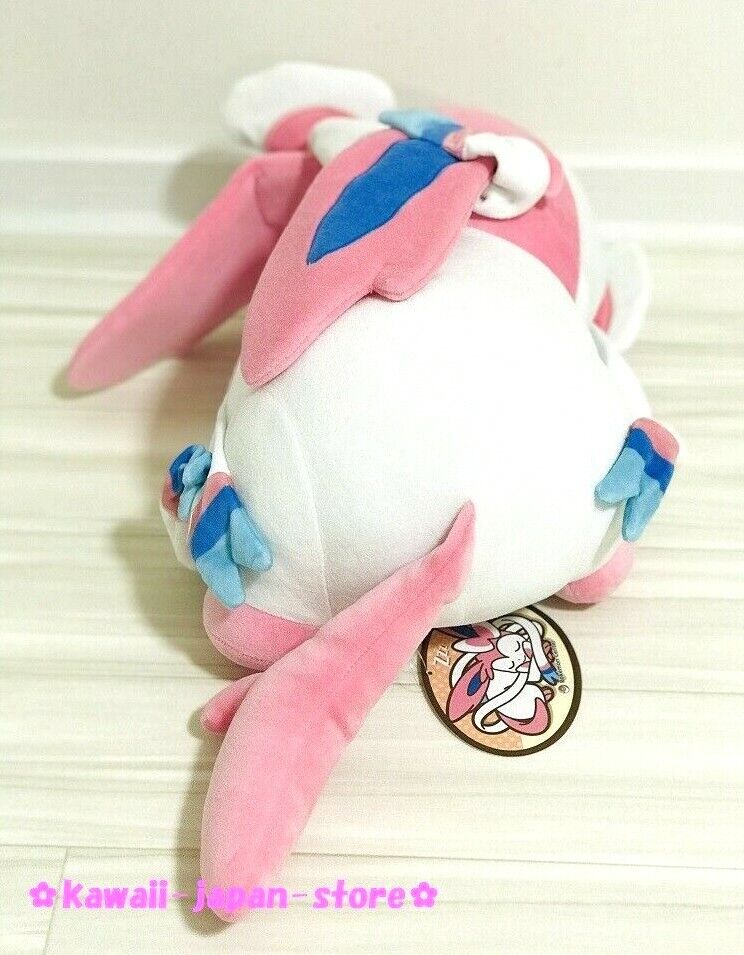 2017 Pokemon Center Original Eevee Collection Plush Doll Sleeping Sylveon 16.9" 43cm