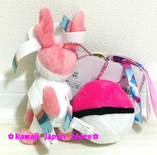 2021 Pokemon Center Original BALL FREAK Pair Mascot Sylveon (5.9"15cm) & Love Ball (2.7"7cm)