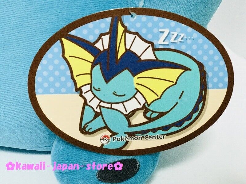 2017 Pokemon Center Original Eevee Collection Plush Doll Sleeping Vaporeon 18.1" 46cm